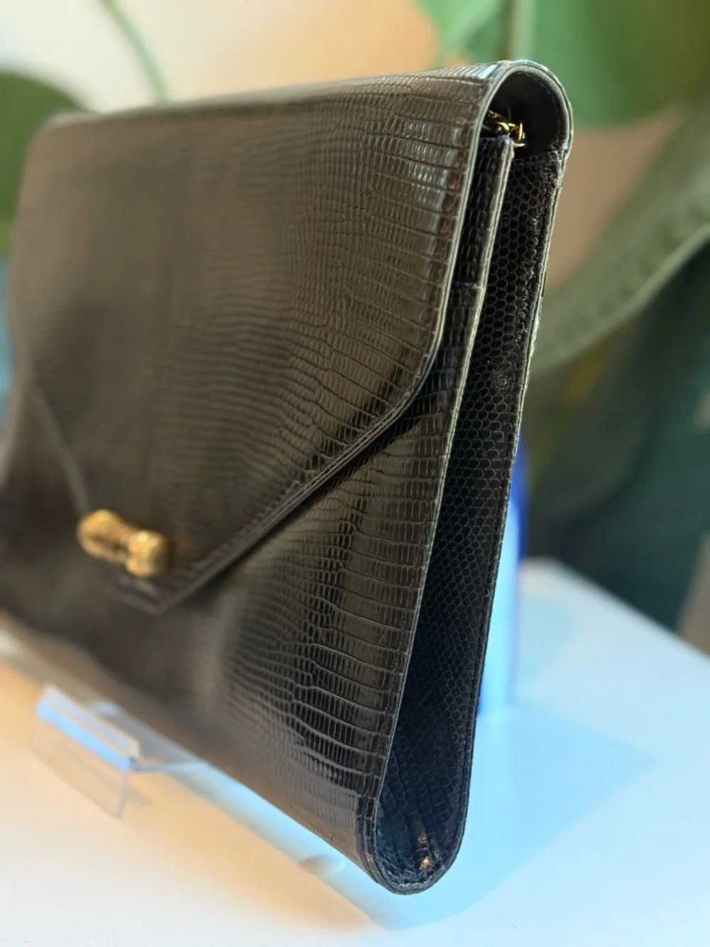 Gucci ‘Exotic Vintage Envelope Clutch/Shoulder Bag’